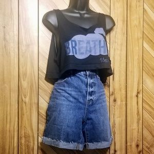 BREATHE crop tank top